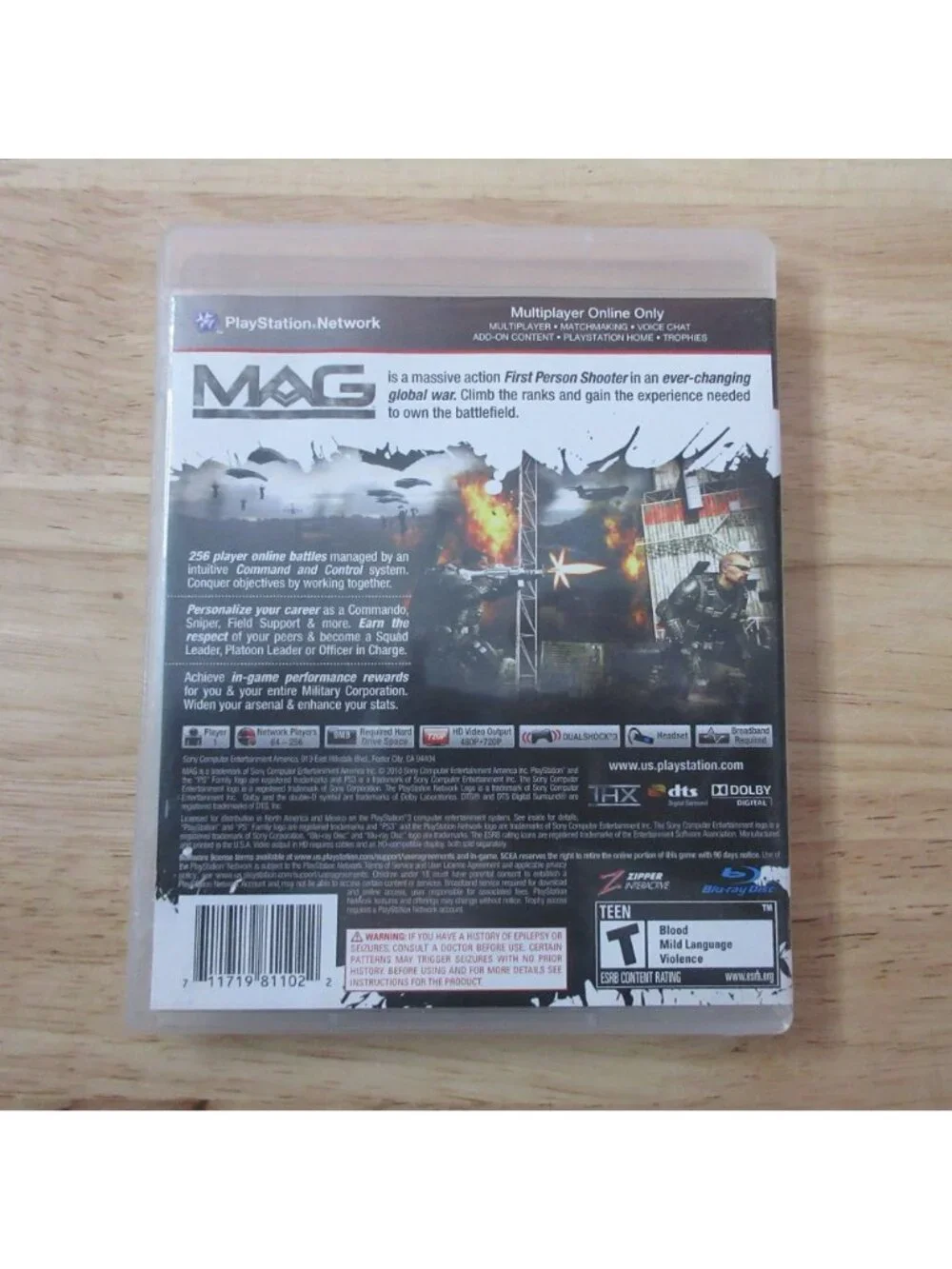MAG (PlayStation 3 PS3) Complete with Manual